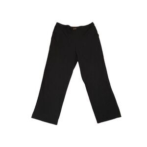 Women’s Black Dress Pants- Elastic Waist- Size 16- Alfred Dunner